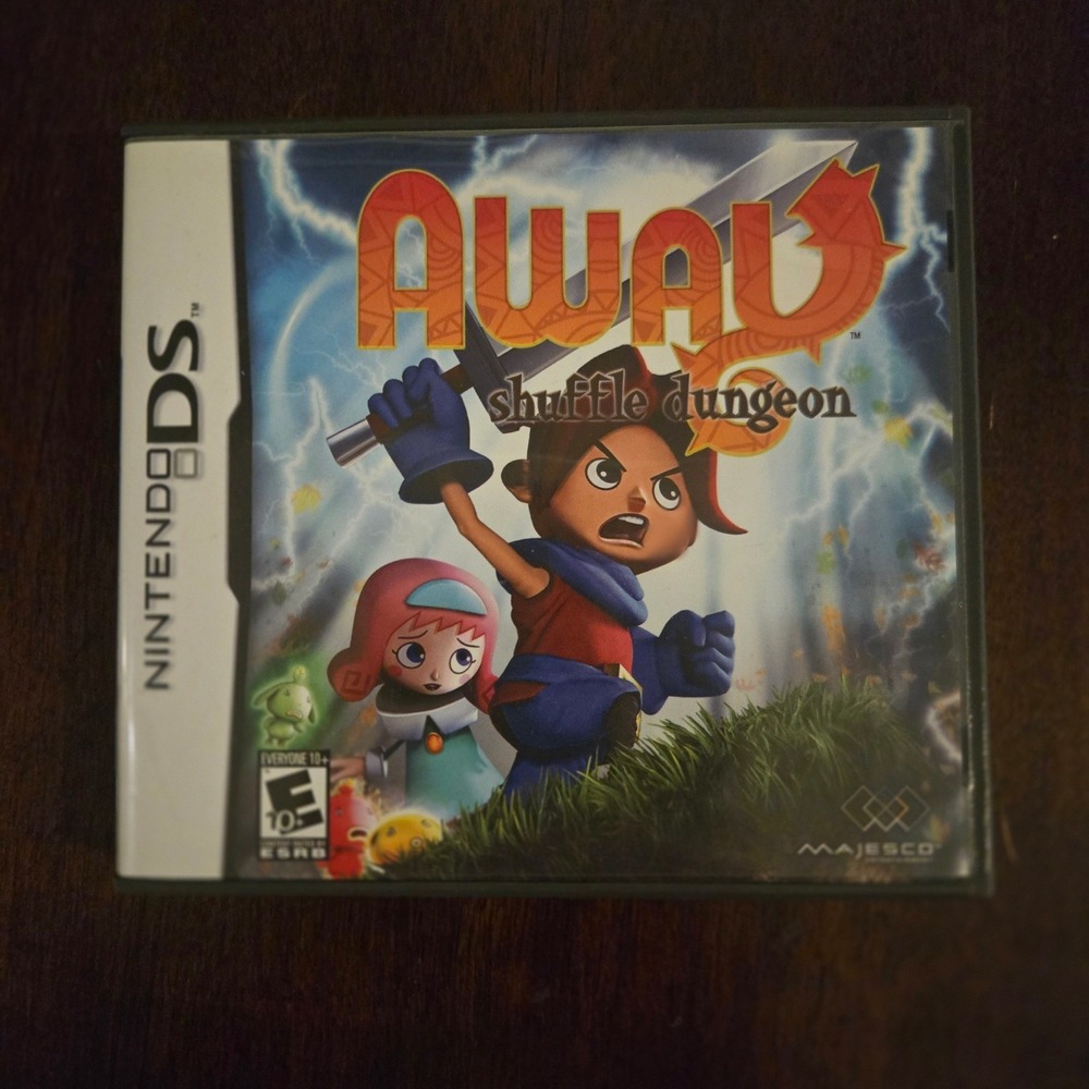 Away Shuffle Dungeon Nintendo DS Majesco Mistwalker RPG Complete Used